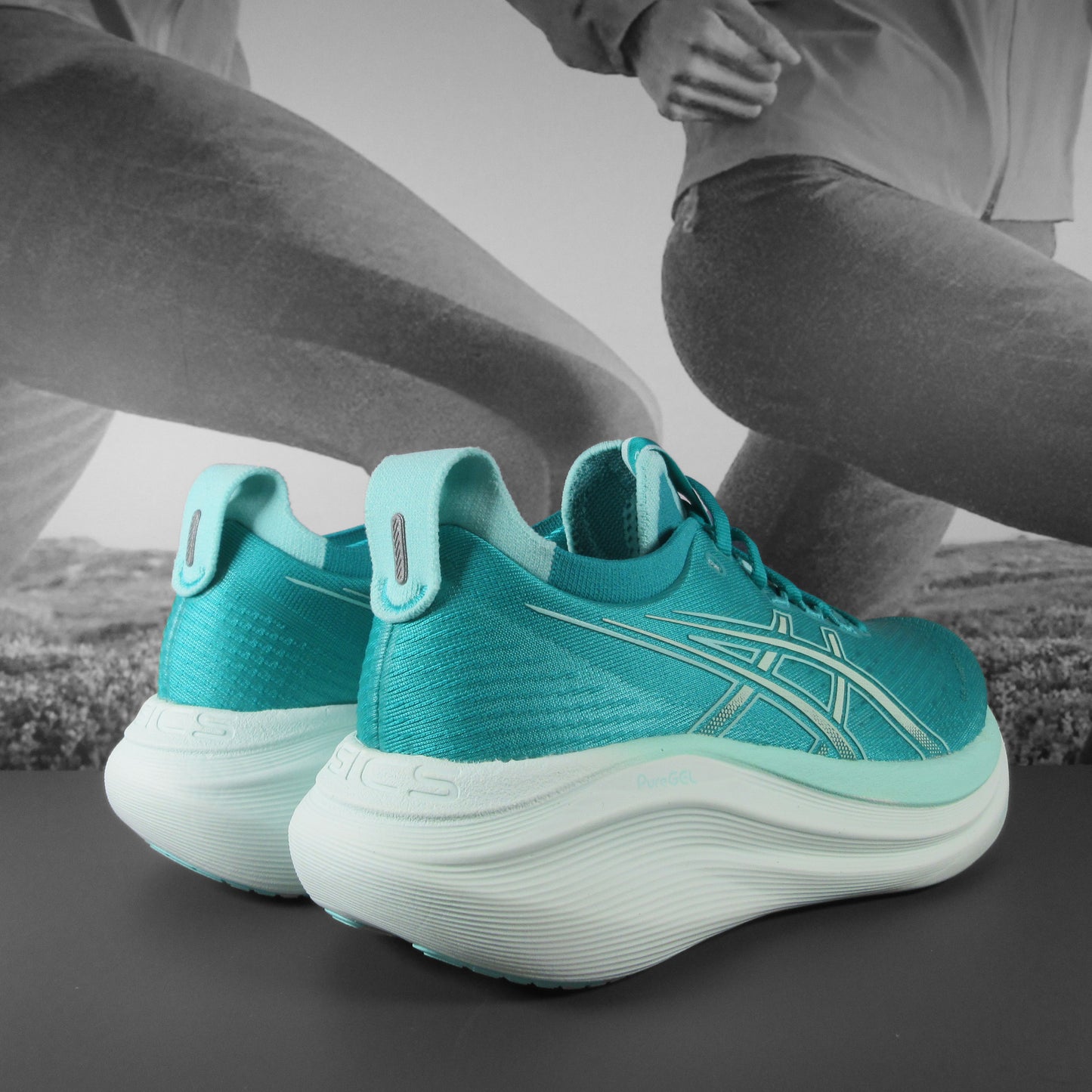 Asics Gel-Nimbus 27 Womens - Durban Runner 5 / Wave Teal/Illuminate Mint