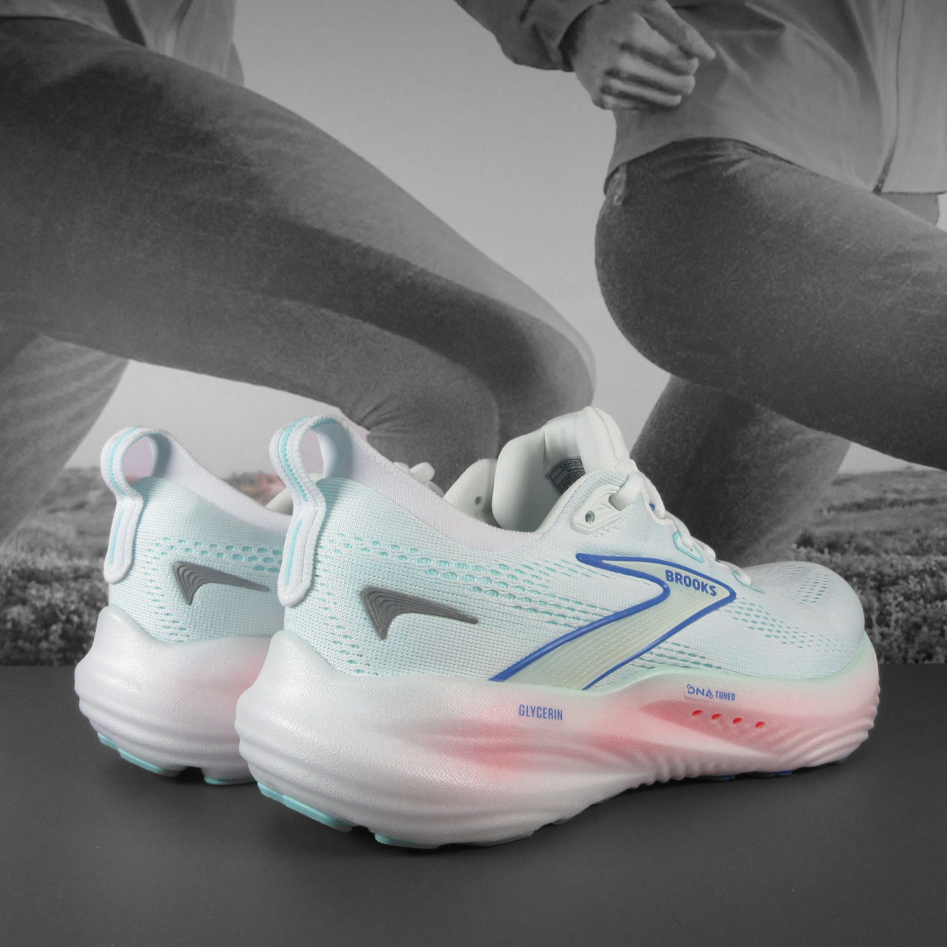 Brooks Glycerin 22 Womens - Durban Runner 4 / white/limpet shell/amporo