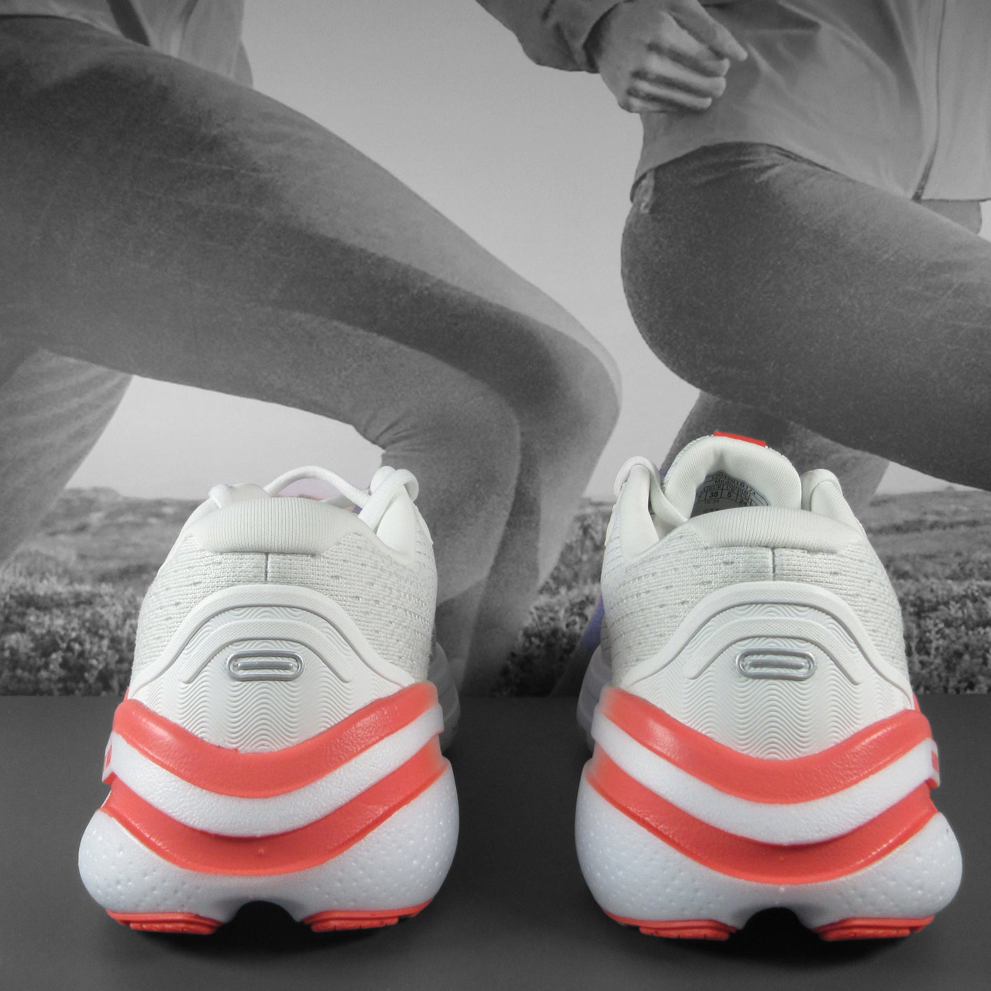 Brooks Ghost MAX 2 Womens - Durban Runner 4 / White/Hot Coral