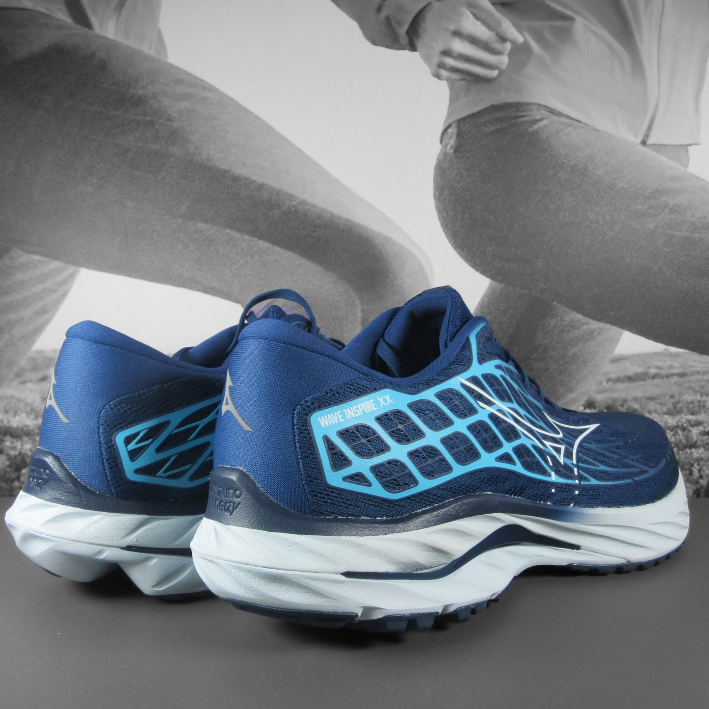 Mizuno Inspire 20 Mens - Durban Runner 7.5 / Navy