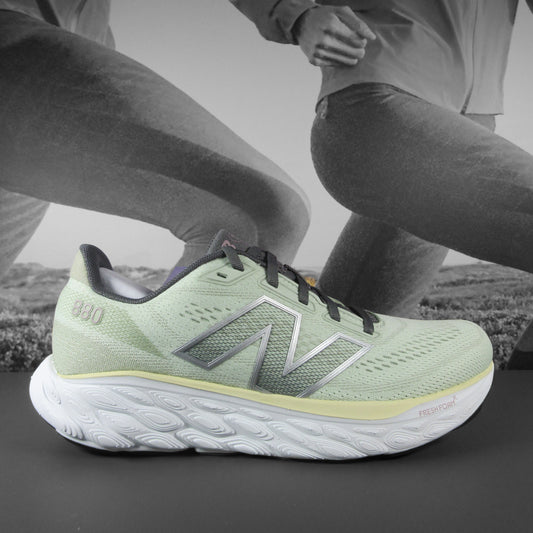 New Balance 880V14 B Standard Width Womens - Durban Runner 4 / Green/White