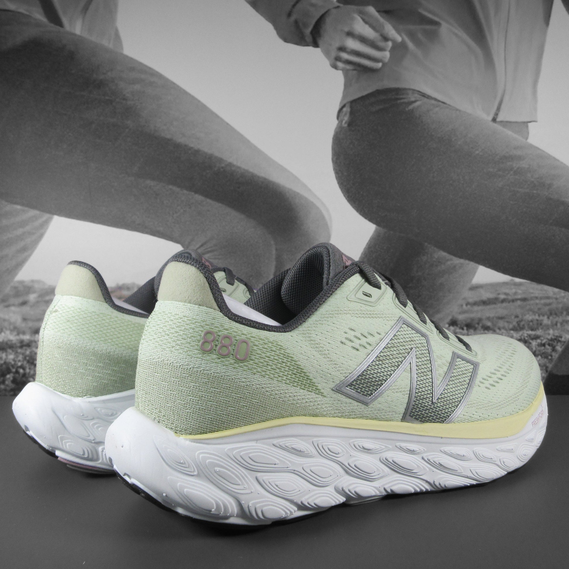 New Balance 880V14 B Standard Width Womens - Durban Runner 4 / Green/White