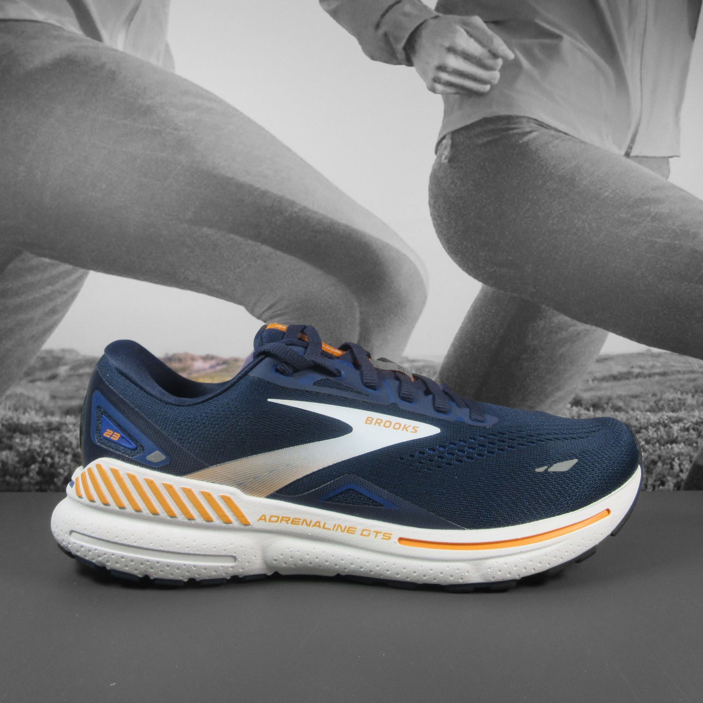 Brooks Adrenaline Gts23 Mens - Durban Runner 7.5 / Peacote_Orange