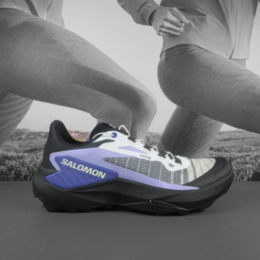 Salomon Genesis Trail Running Shoe Mens - Durban Runner 7.5 / BLK/WHITE/TRANS