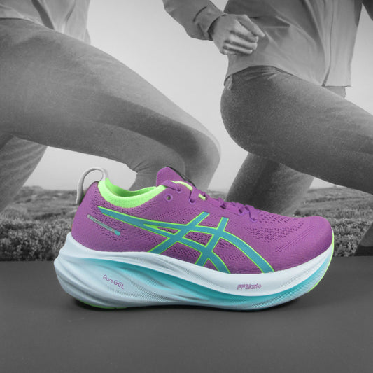Asics Gel-Nimbus 26 Lite-Show Womens - Durban Runner 4.5 / Lite-Show/Illuminate Green