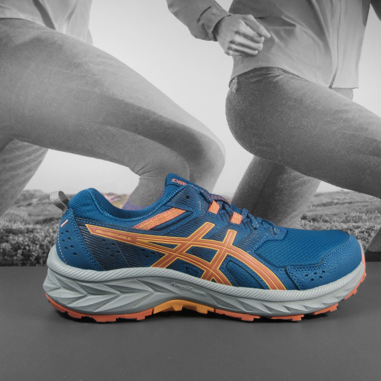 Asics Gel-Venture 9 Mens - Durban Runner 7 / Rich Navy/Desert Red