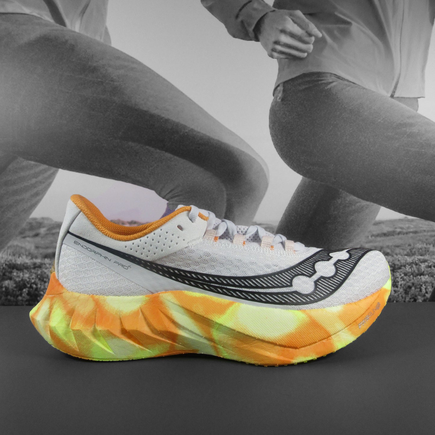 Saucony Endophin Pro 4 Mens - Durban Runner 7.5 / Fog/Bough/Peel