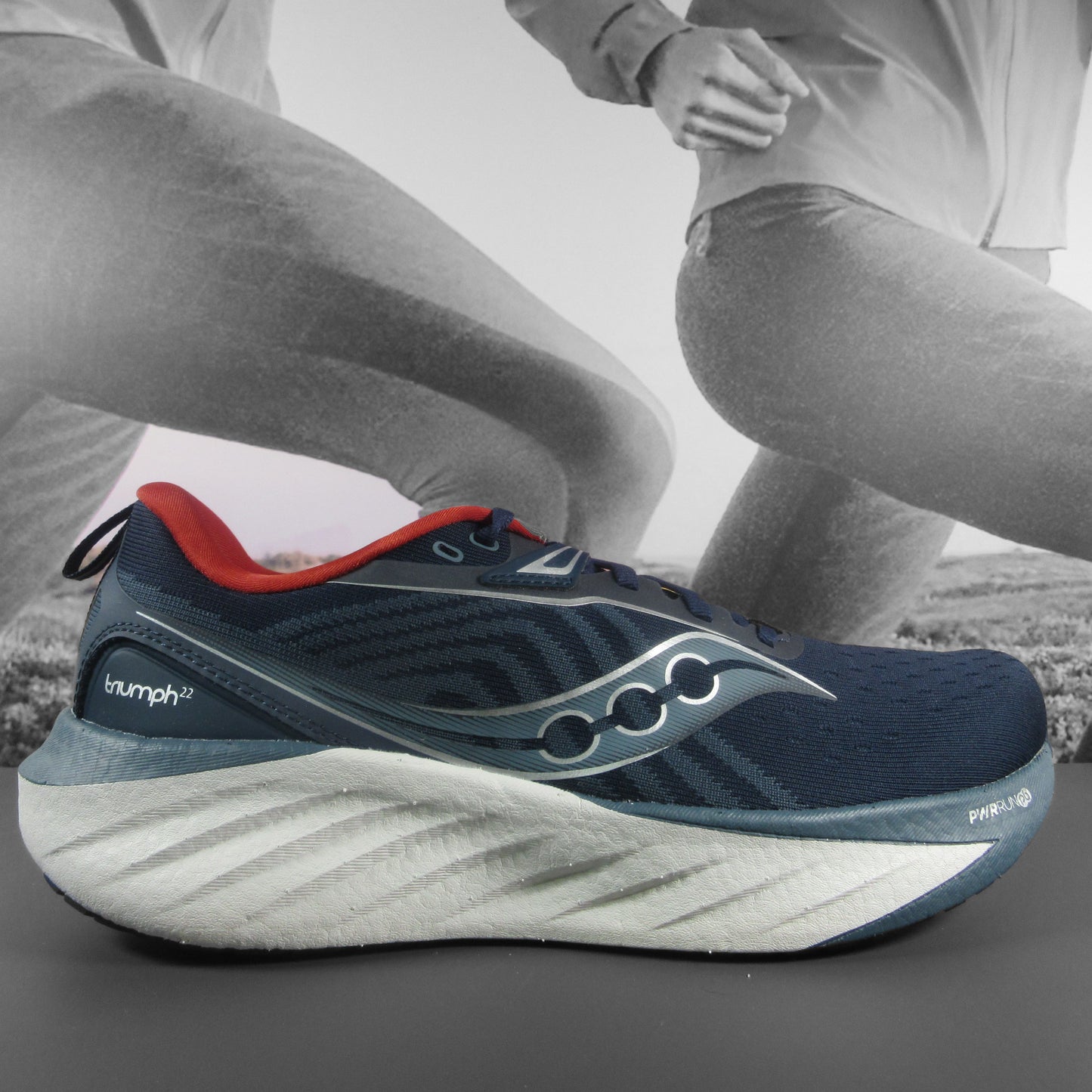 Saucony Triumph 22 Mens - Durban Runner 7.5 / NAVY/DUSK