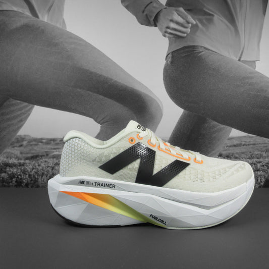 New Balance SuperComp Fuel Cell Trainer v3 Womens - Durban Runner 5 / White/Black/Orange