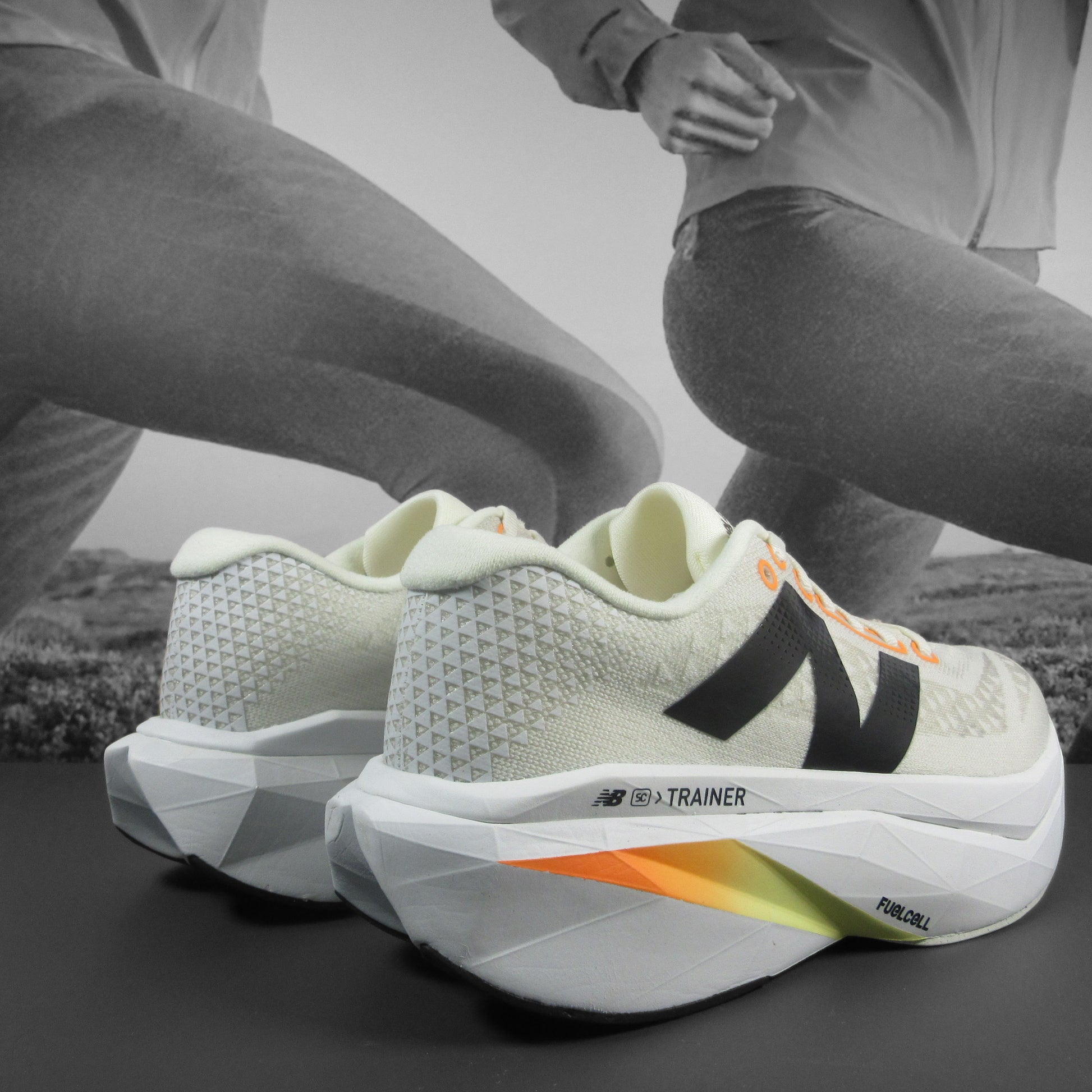New Balance SuperComp Fuel Cell Trainer v3 Womens - Durban Runner 5 / White/Black/Orange