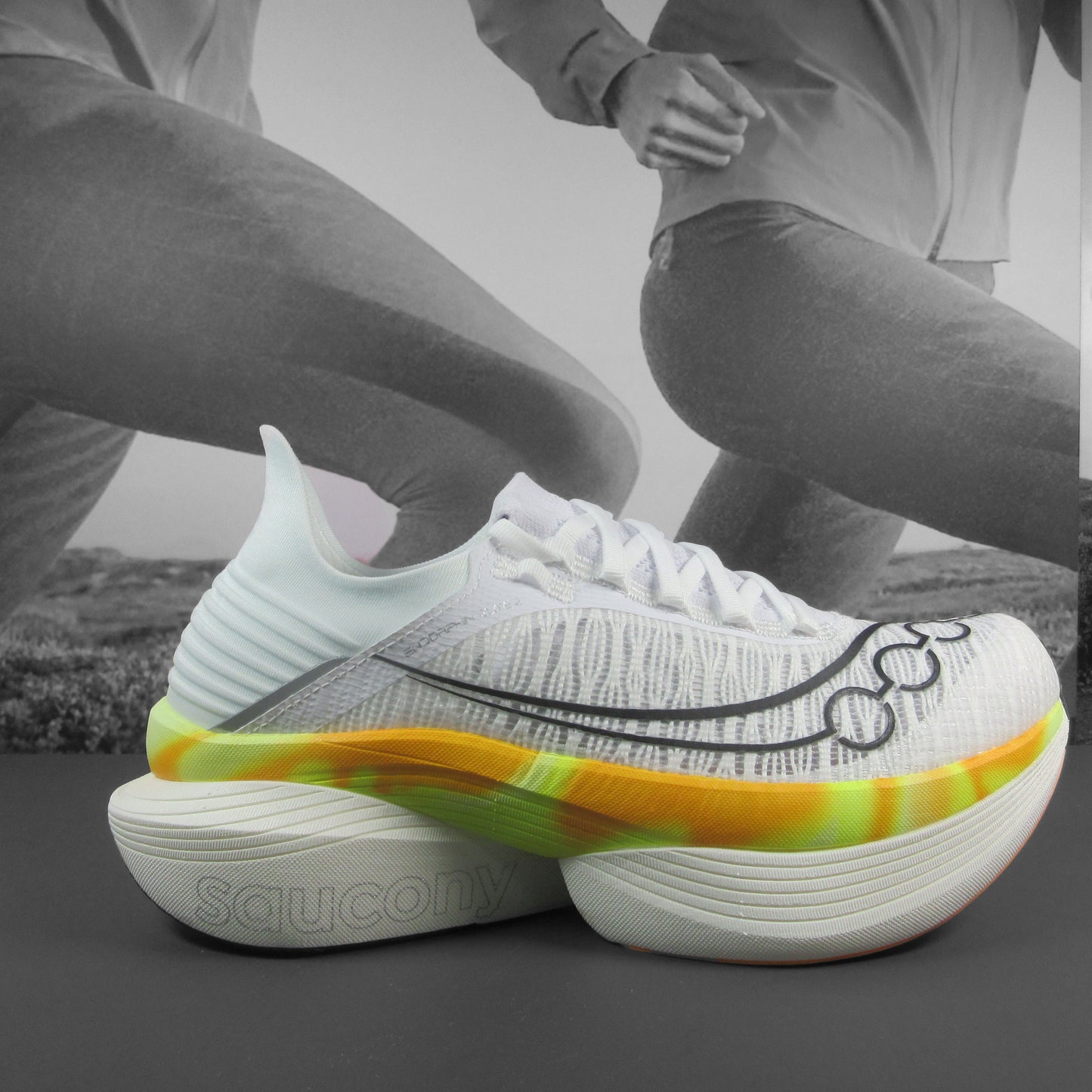 Saucony Endorphin Elite 2 Unisex - Durban Runner 8 / WHT/PEEL