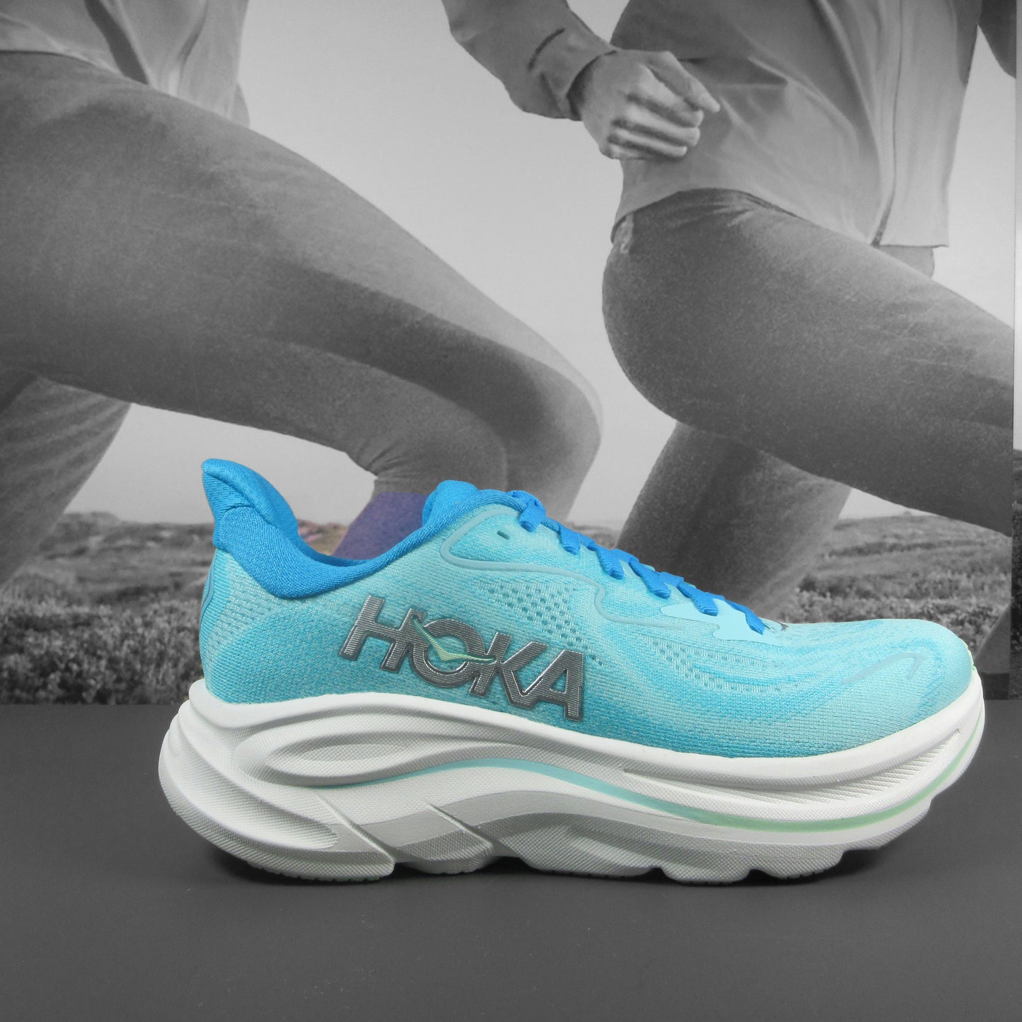 Hoka Clifton 10 Womens - Durban Runner 4.5 / SKYW BLUE