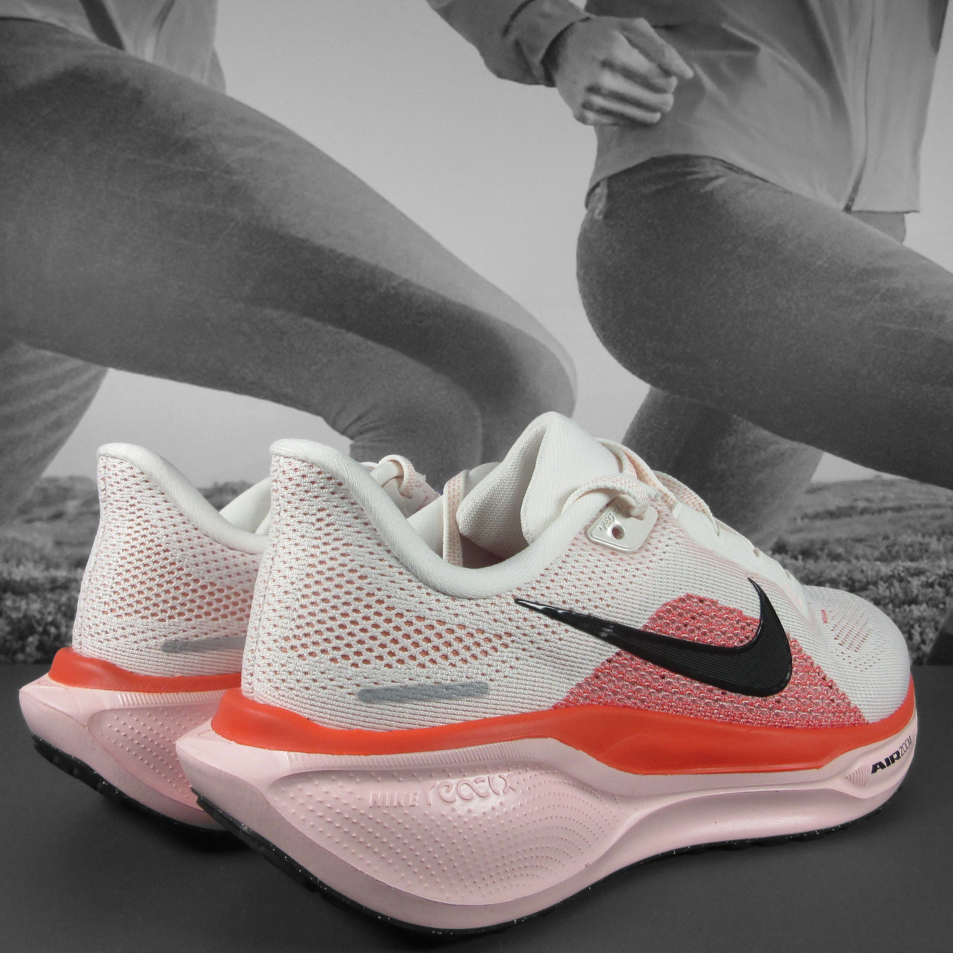 Nike Pegasus 41 Womens - Durban Runner 4.5 / PHANTOM/BLACK-PICANTE RED-ATMOSPHERE
