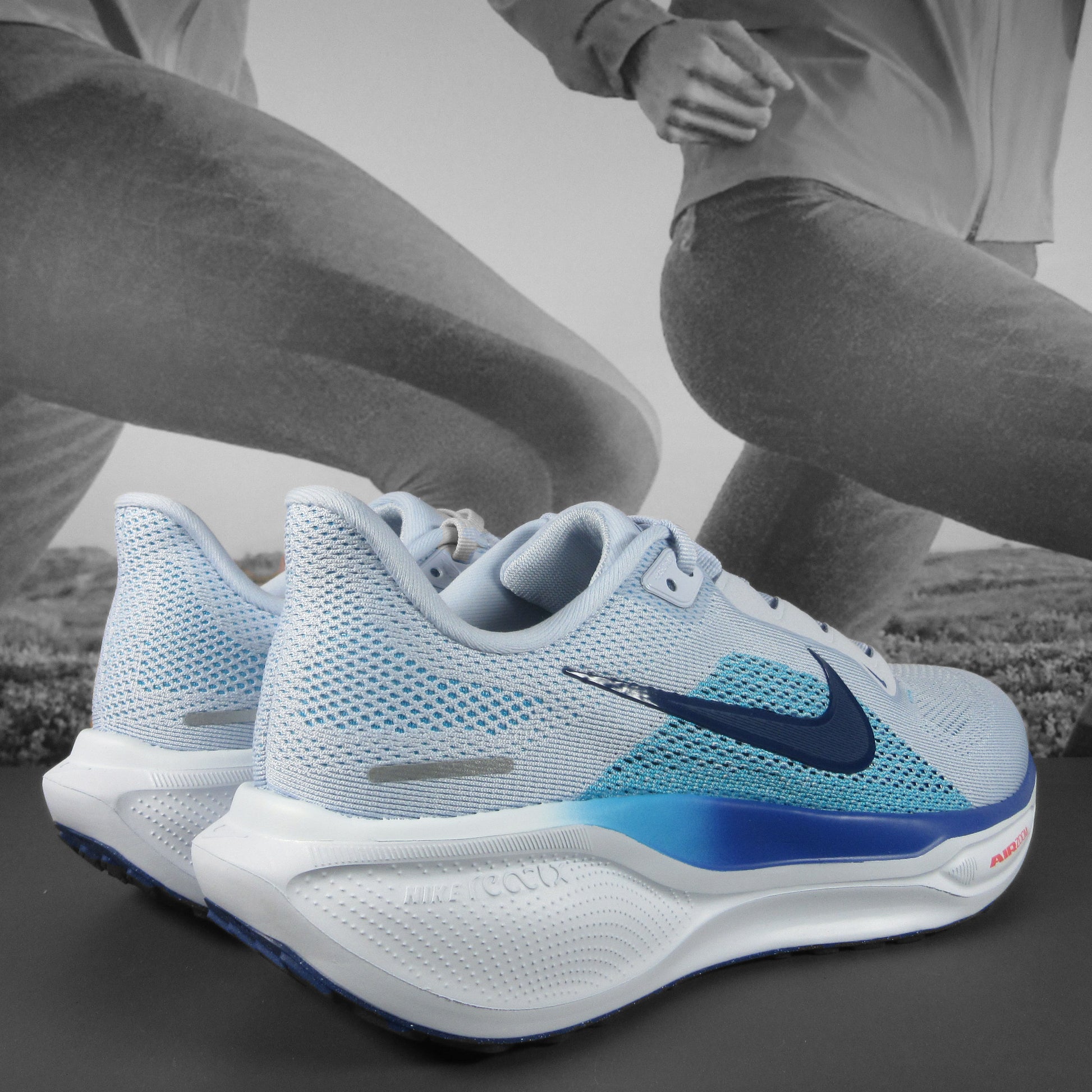 Nike Pegasus 41 Mens - Durban Runner 7 / GHOST/BLUE VOID-FOOTBALL GREY-DEEP NIGHT