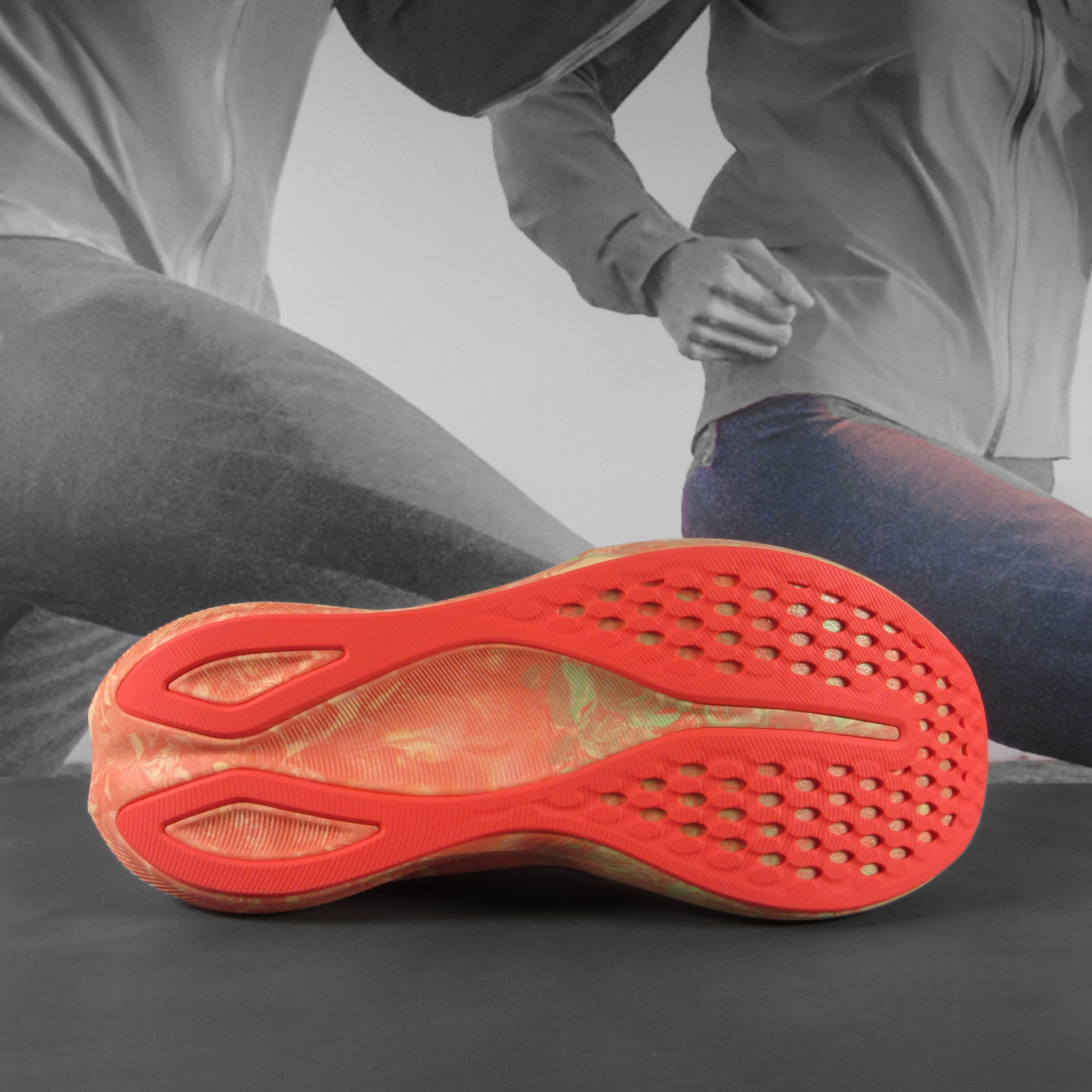 Asics NOOSA TRI 16 Womens Running Shoe - Durban Runner 5 / ORANGE GLOW/FLASH RED