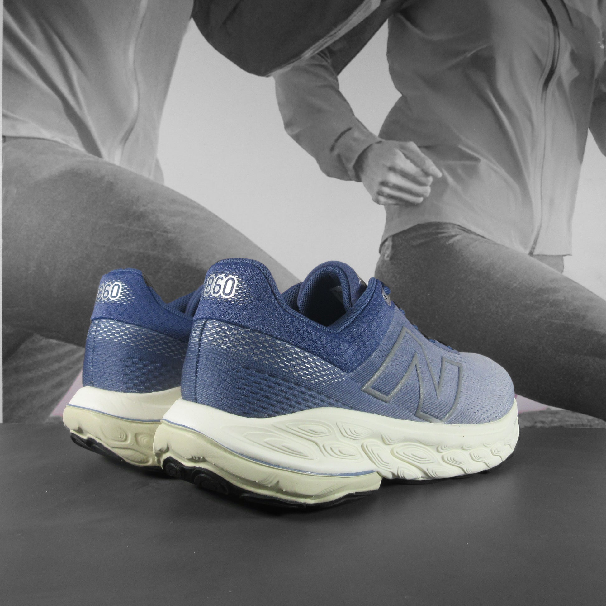 New Balance 860 V14 B Womens - Durban Runner 4 / Blue/White