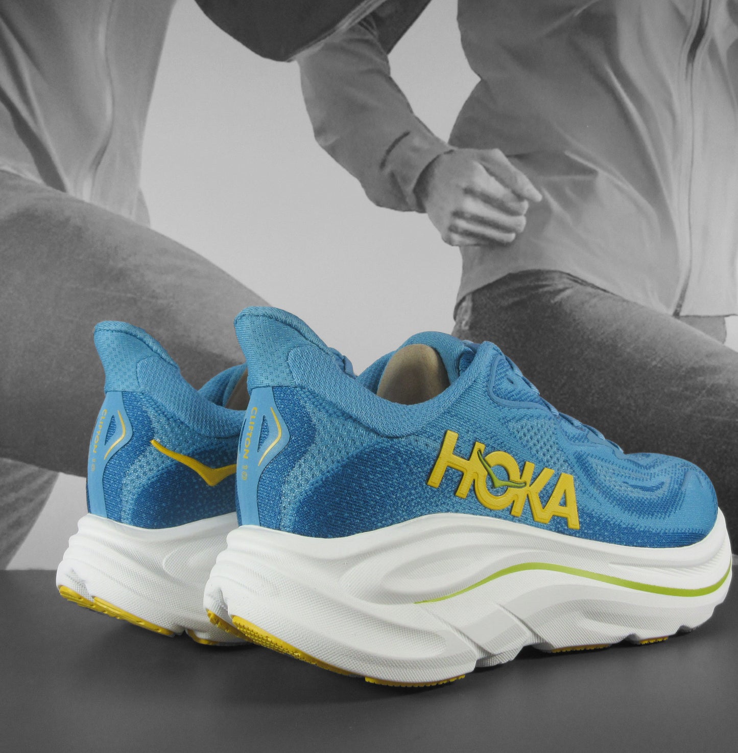 Hoka Clifton 10 Wide Mens - Durban Runner 7.5 / ALF