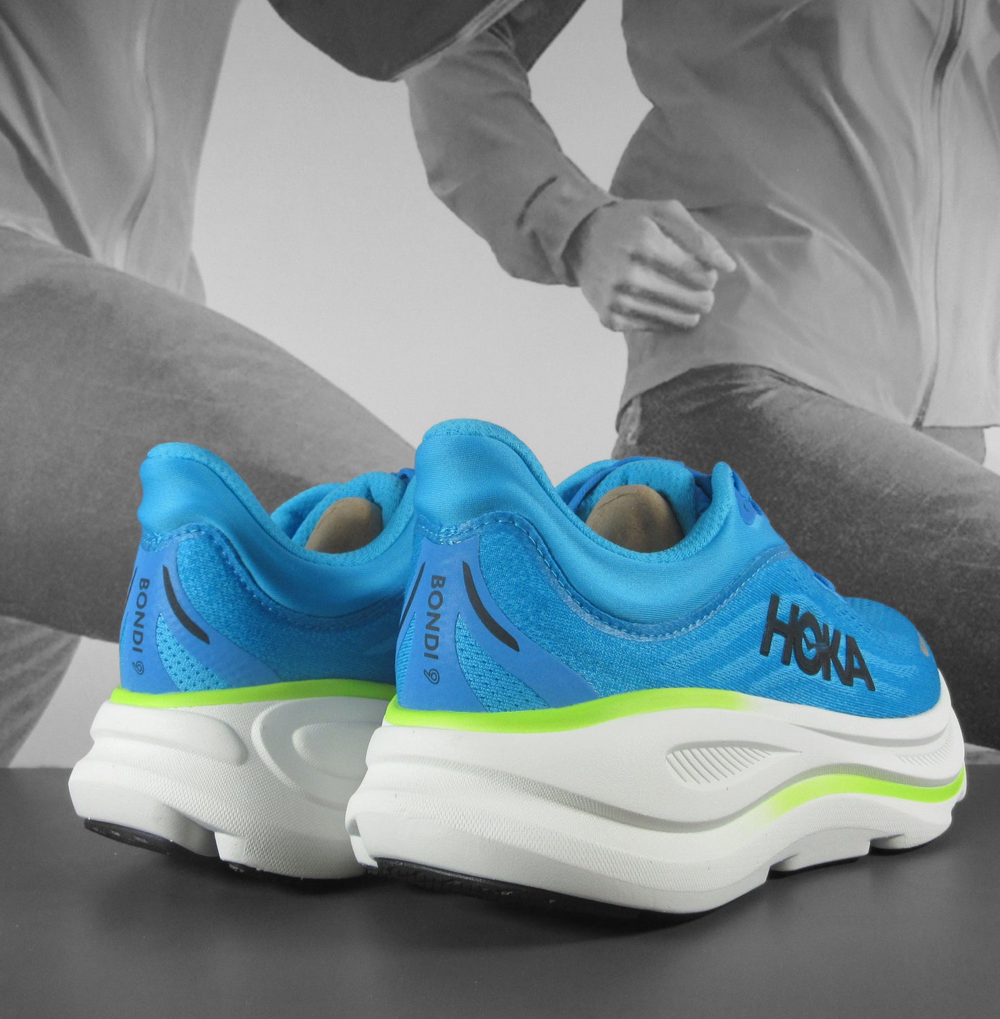 Hoka Bondi 9 Mens - Durban Runner 7.5 / SLHK