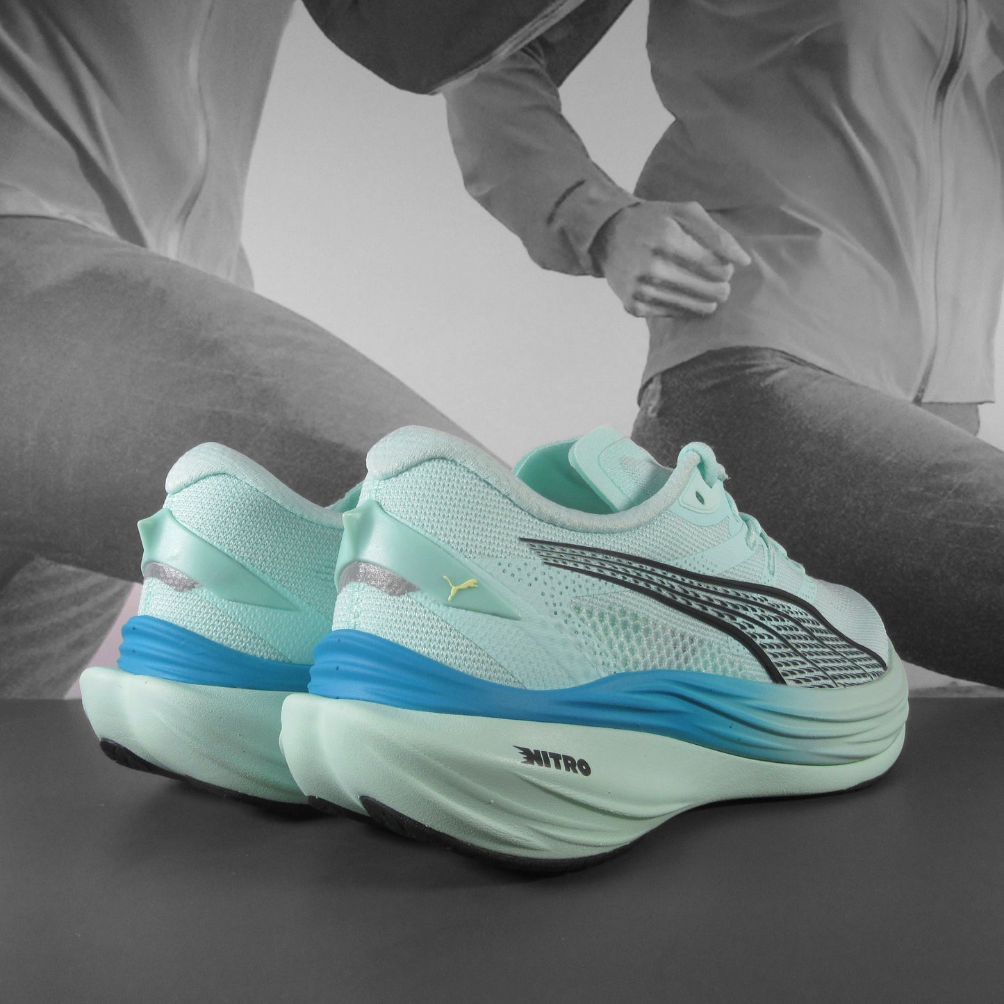 Puma Deviate NITRO 3 Mens - Durban Runner 7.5 / Green