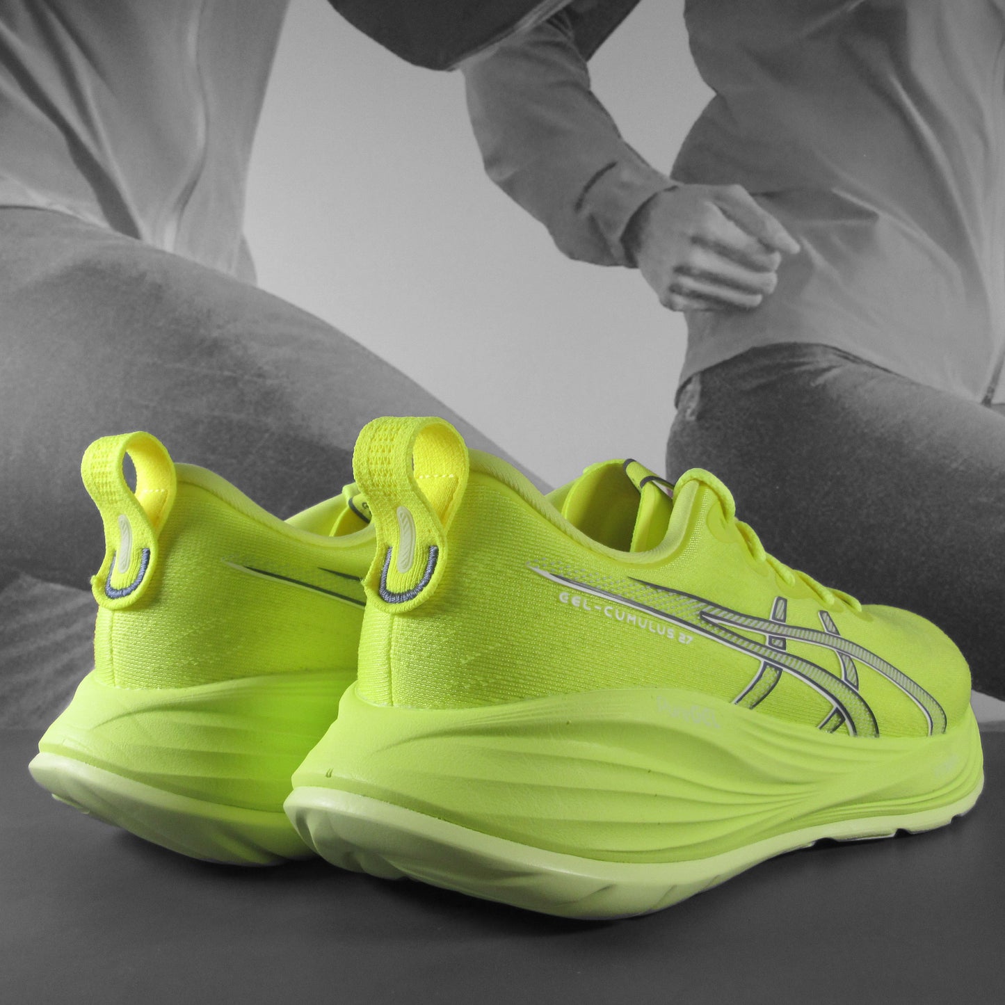 Asics GEL-CUMULUS 27 Mens - Durban Runner 7.5 / CITRON/WHITE
