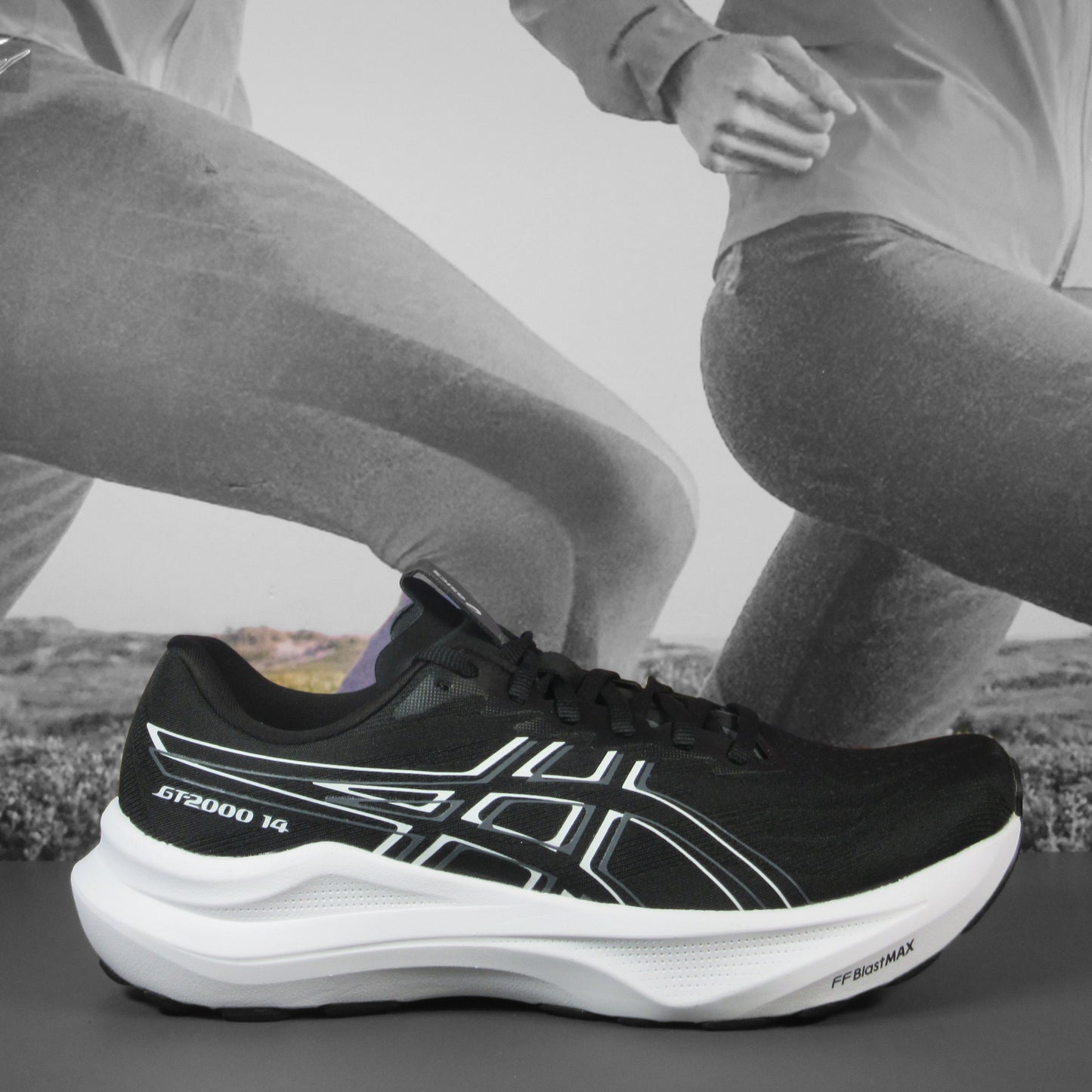 Asics GT 2000 V14 Mens - Durban Runner 7.5 / Black/White