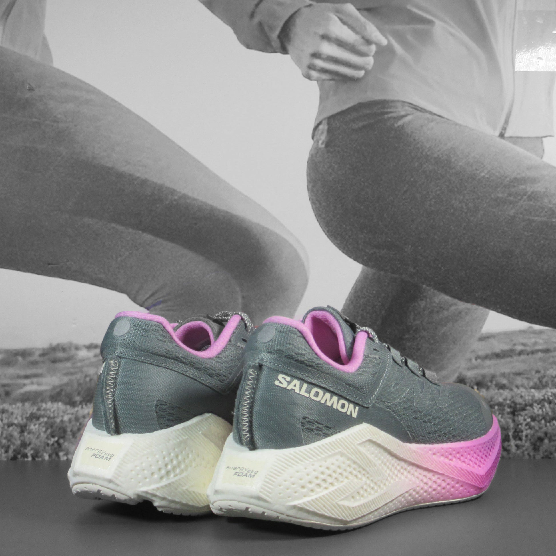 Salomon Aero Glide 3 Womens Running Shoes - Durban Runner 5 / SADONA SAGE/VANILLA ICE/CYCLAMEN