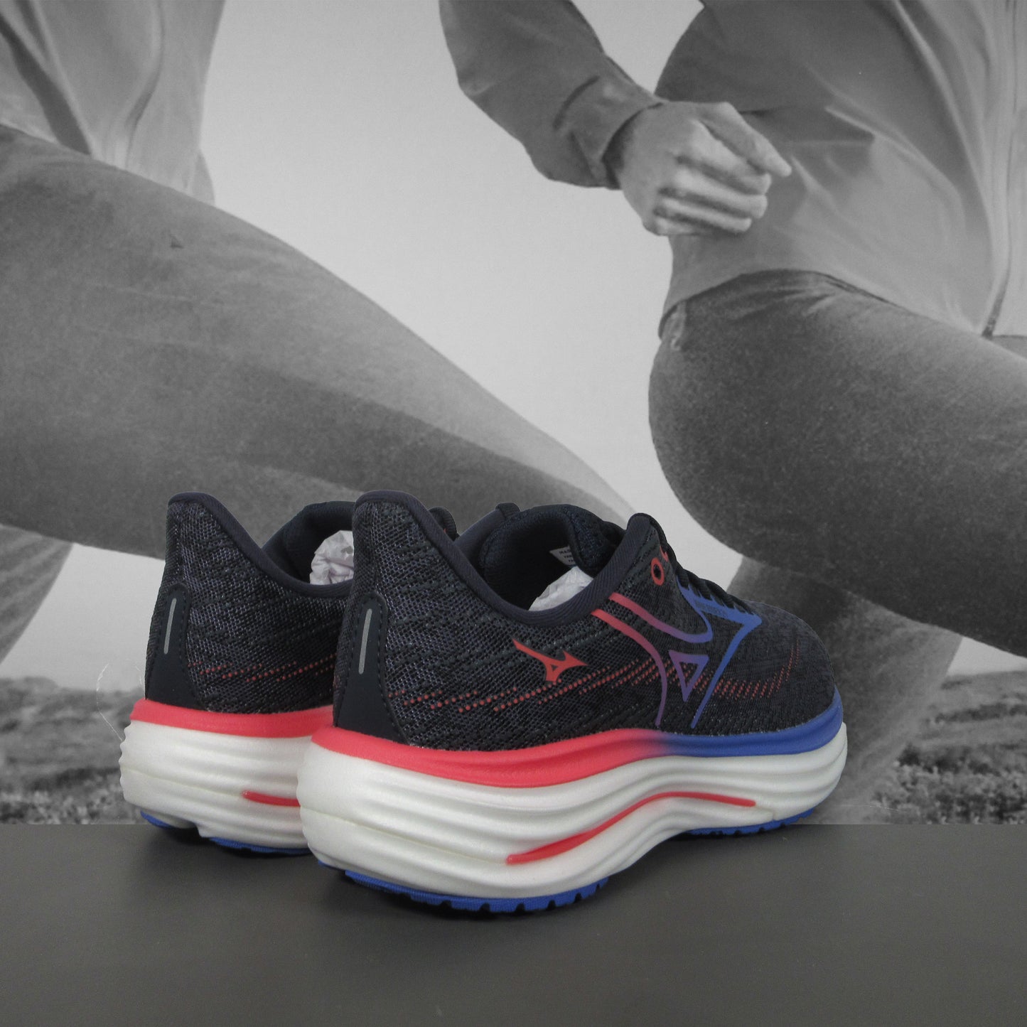 Mizuno Wave Rider 29 Womens Road Running - Durban Runner 5 / Navy