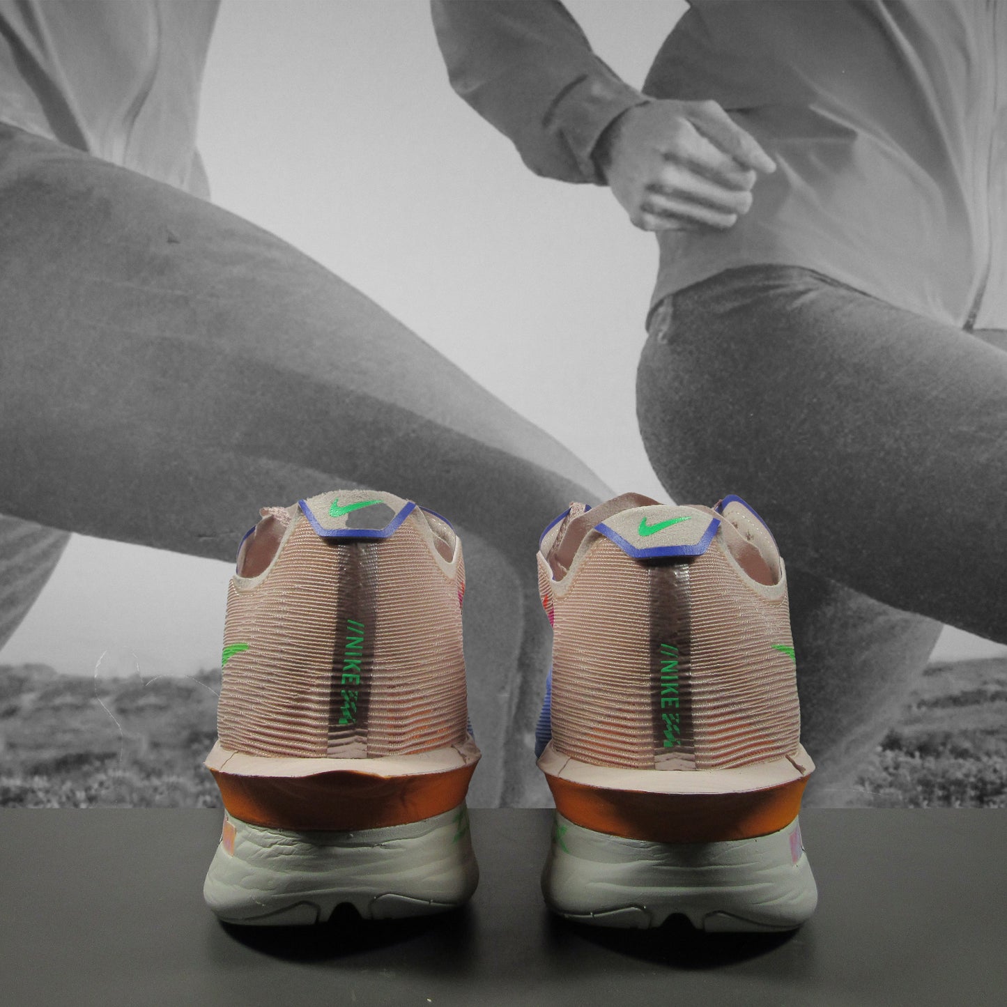 Nike ZoomX Vaporfly 4 Next% Mens - Durban Runner 7 / SILT RED/GREEN SHOCK FIRE PINK