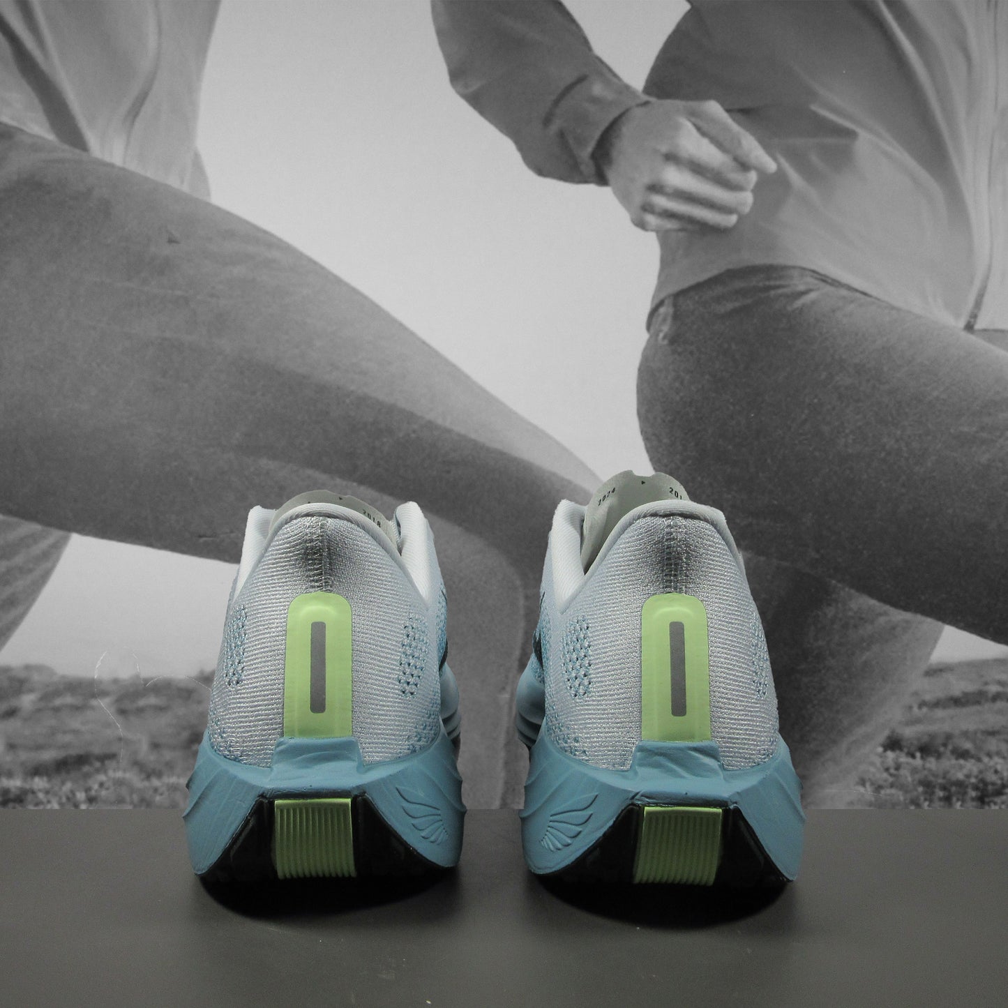 Nike Pegasus Plus Mens Road Running Shoes - Durban Runner 7 / PURE PLATINUM/SEA WEED