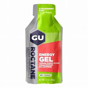 Gu Roctane Gel - Durban Runner 32G / Strawberry Kiwi (Caffeine Free)