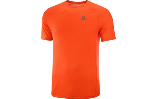 Salomon Mens Short Sleeve T-Shirt - Durban Runner S / Orange