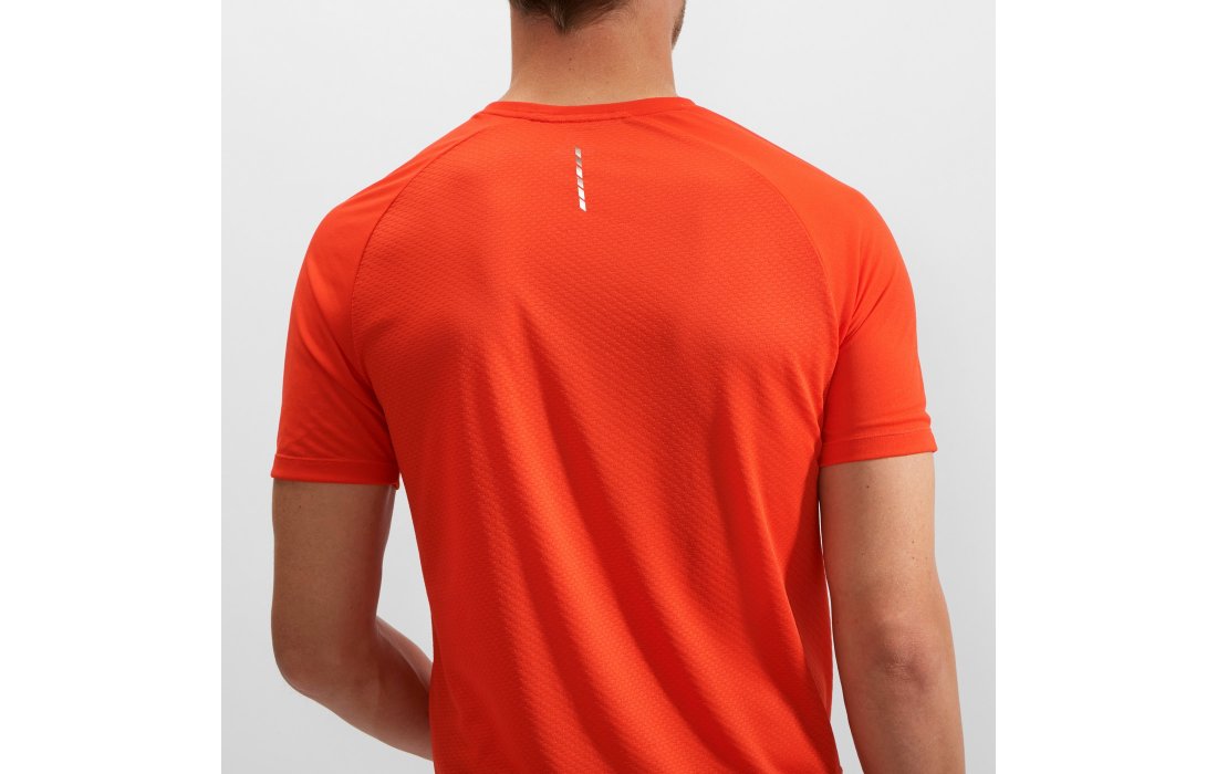 Salomon Mens Short Sleeve T-Shirt - Durban Runner S / Orange