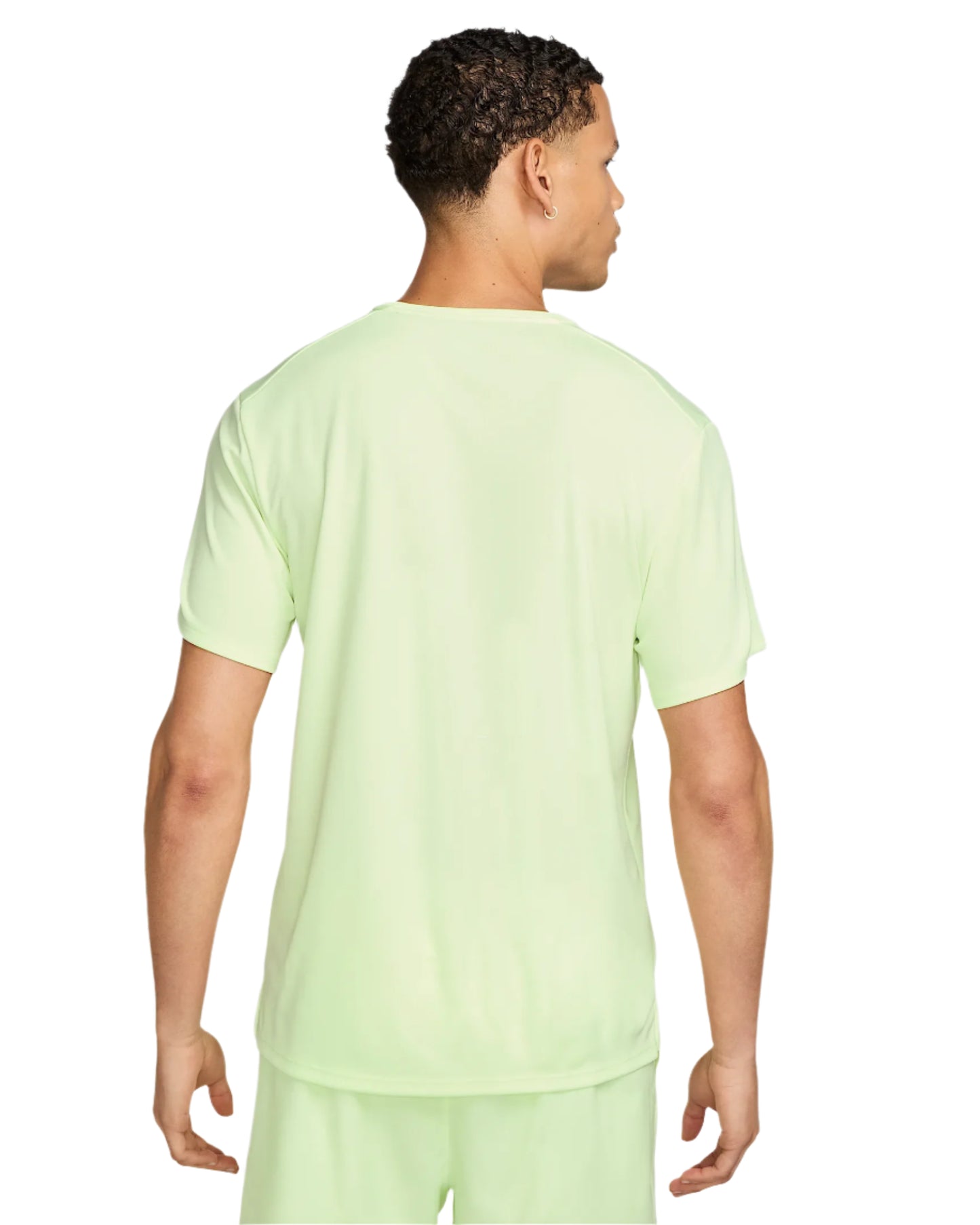 Nike Miler Shirt Mens - Durban Runner S / Barely Volt/Reflective Silv