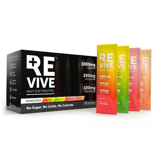 Revive Daily Electrolytes Variety Pack 40 - Durban Runner Box Of 40 / Variety Pack