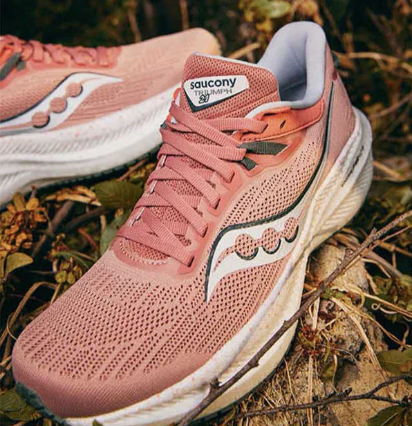 Saucony Triumph 21 Womens - Durban Runner 4.5 / Lotus/Bough