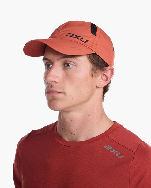 2Xu Performance Run Cap - Durban Runner One Size / Cho/Blk