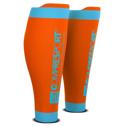 Compressport Calf Sleeves - Durban Runner T1 / Orange