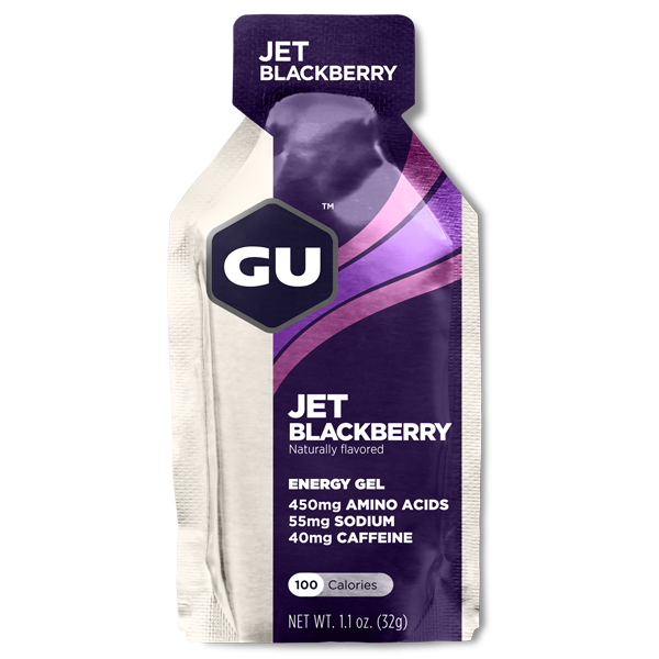 Gu Energy Gel - Durban Runner 32G / Jet Blackberry (2* Caffeine)