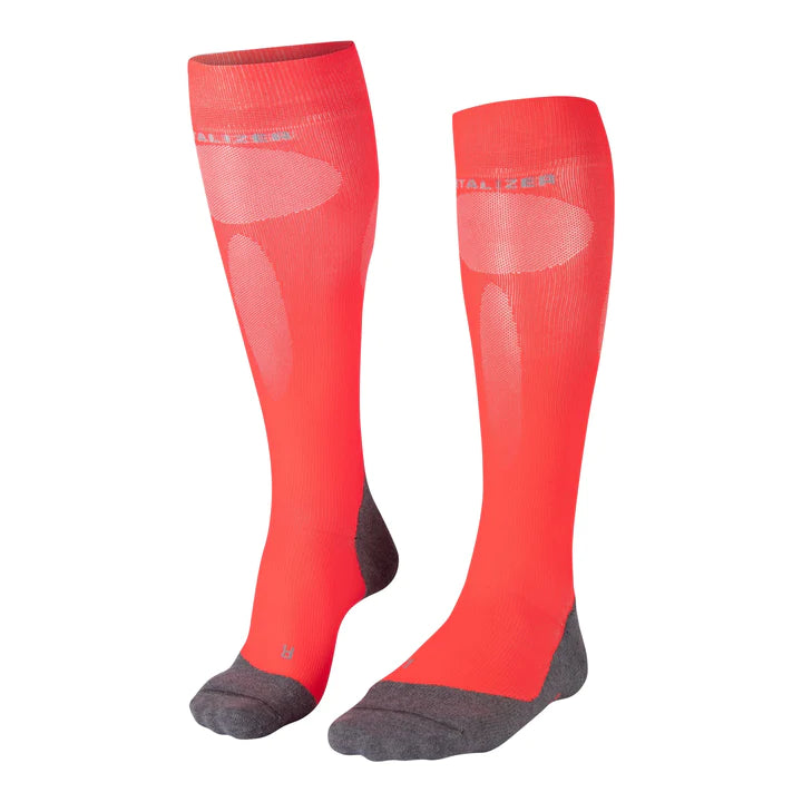 Falke Vitalizer Refresh Compression Sock - Durban Runner 4 To 6 / Flu Coral