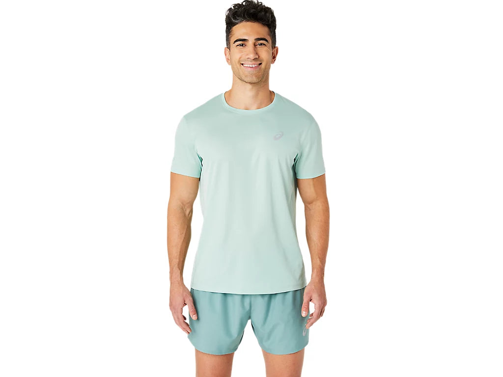 Asics Core Ss Top Mens - Durban Runner S / Light Celadon