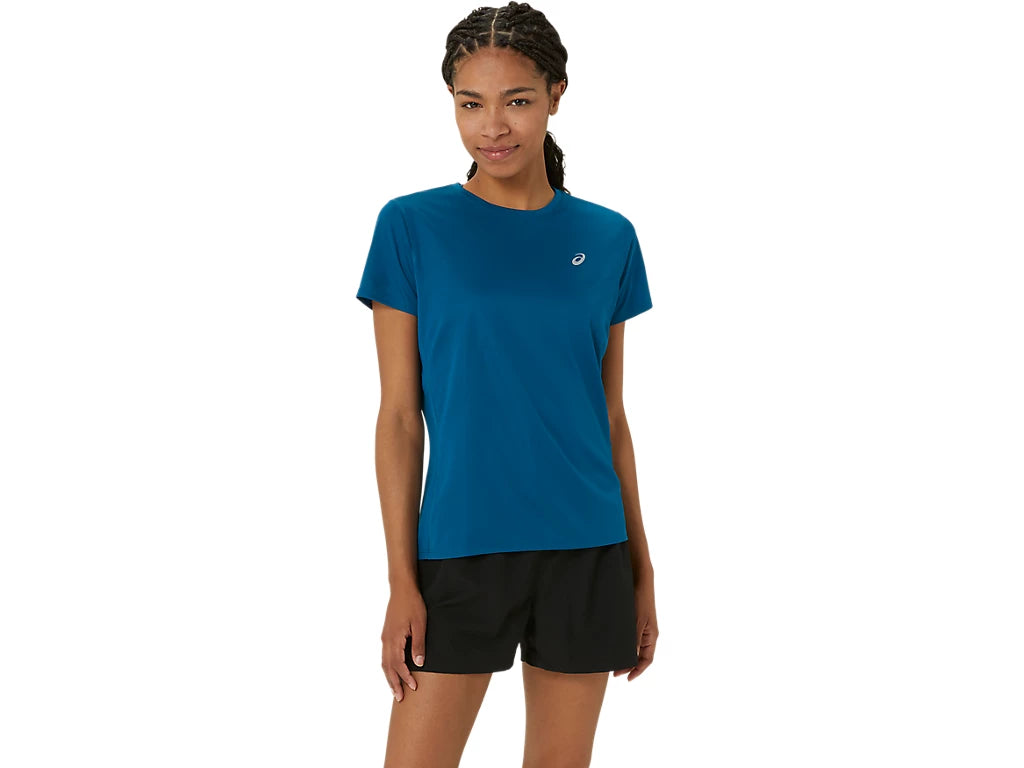 Asics Core Ss Top Womens - Durban Runner M / Rich Navy