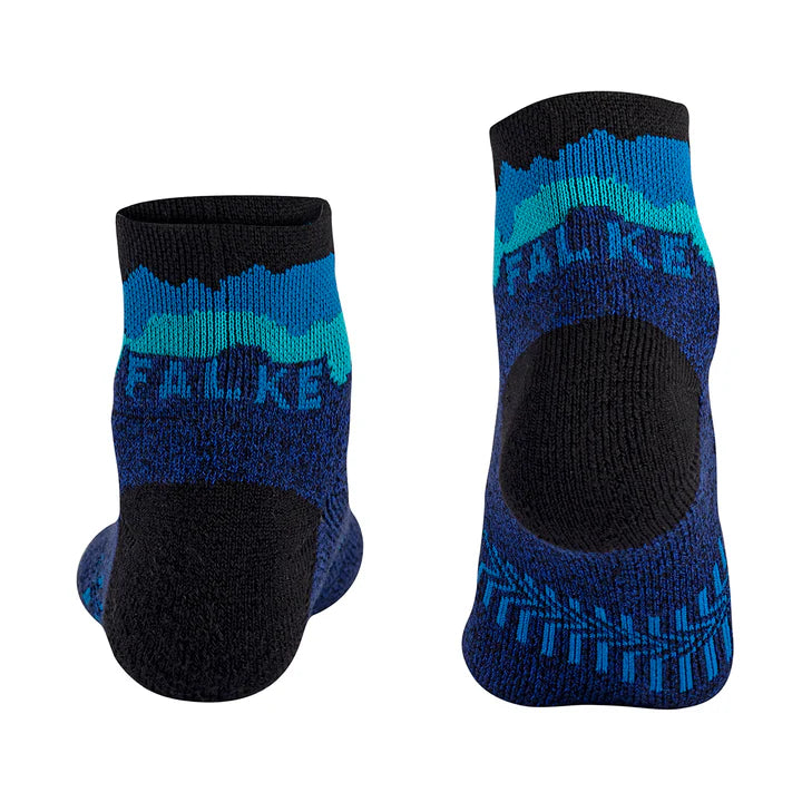 Falke Bcool Trail Hiking Socks - Durban Runner 4 TO 6 / Royal/Black