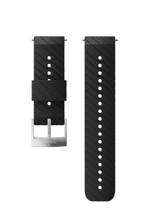 Suunto 24mm Athletic Silicone Strap - Durban Runner 1 Size Fits All / Black