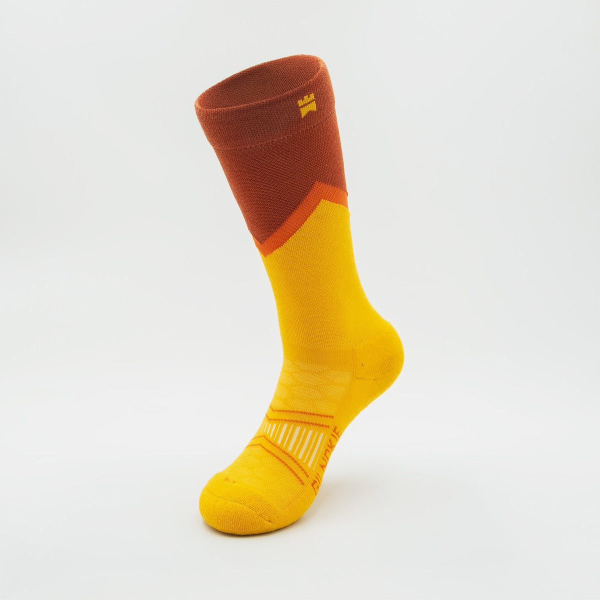 Gilnokie Tilt crew height socks, Mint colourway