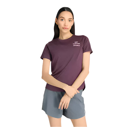 New Balance Athletics Graphic T-Shirt Women - Durban Runner XS / Purple