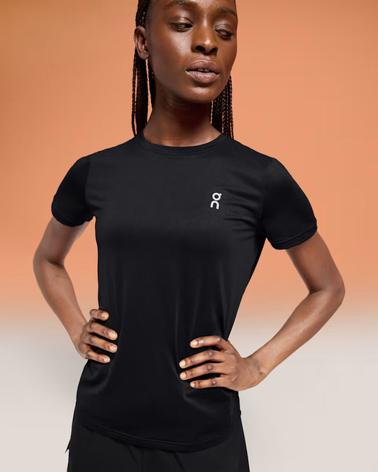 On Cloud Core-T Shirt Womens - Durban Runner Black / L