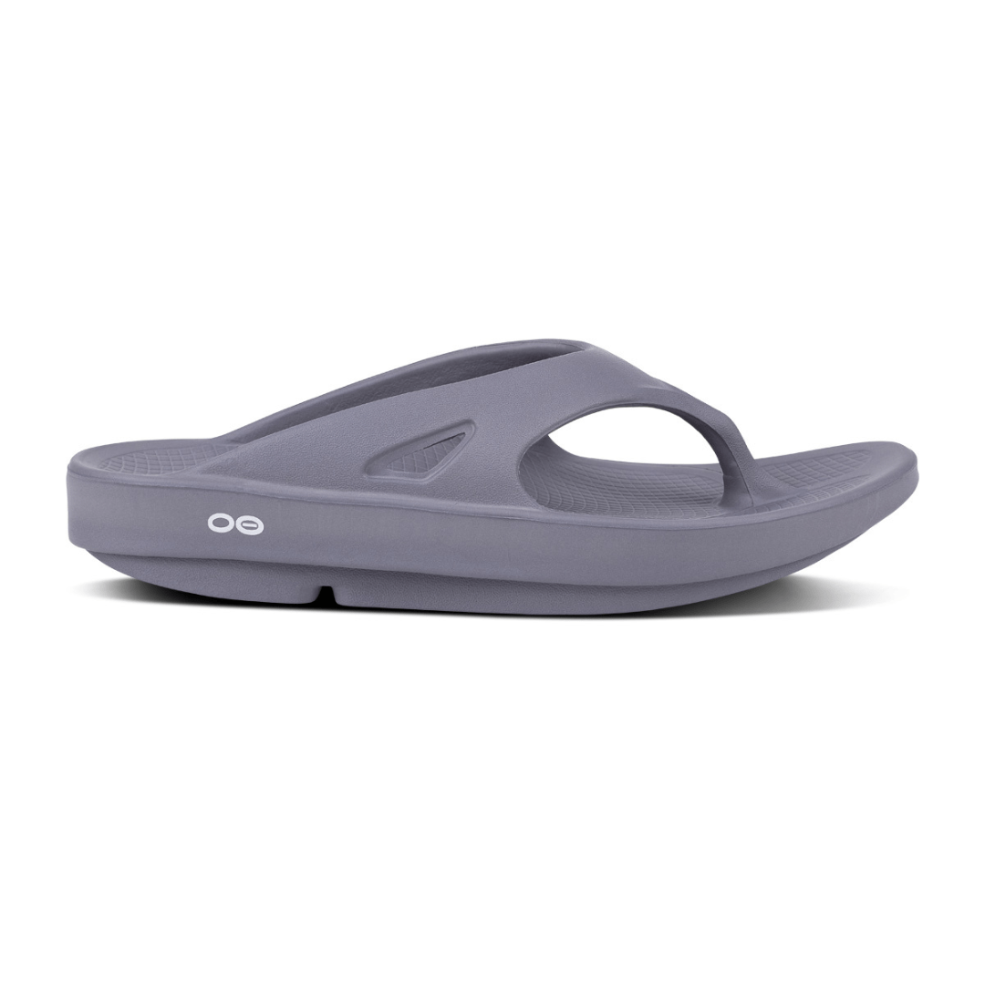 Oofos Original Thong Unisex Recovery Sandals - Durban Runner UK M3/W4 EUR37 / SLATE