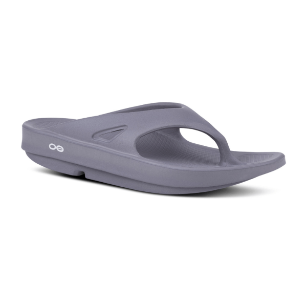 Oofos Original Thong Unisex Recovery Sandals - Durban Runner UK M3/W4 EUR37 / SLATE