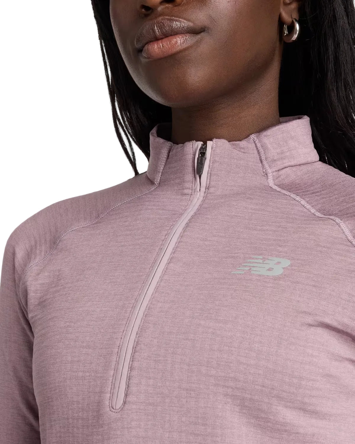 New Balance 1/2 Zip Fleece Womens - Durban Runner XS / BABY PINK