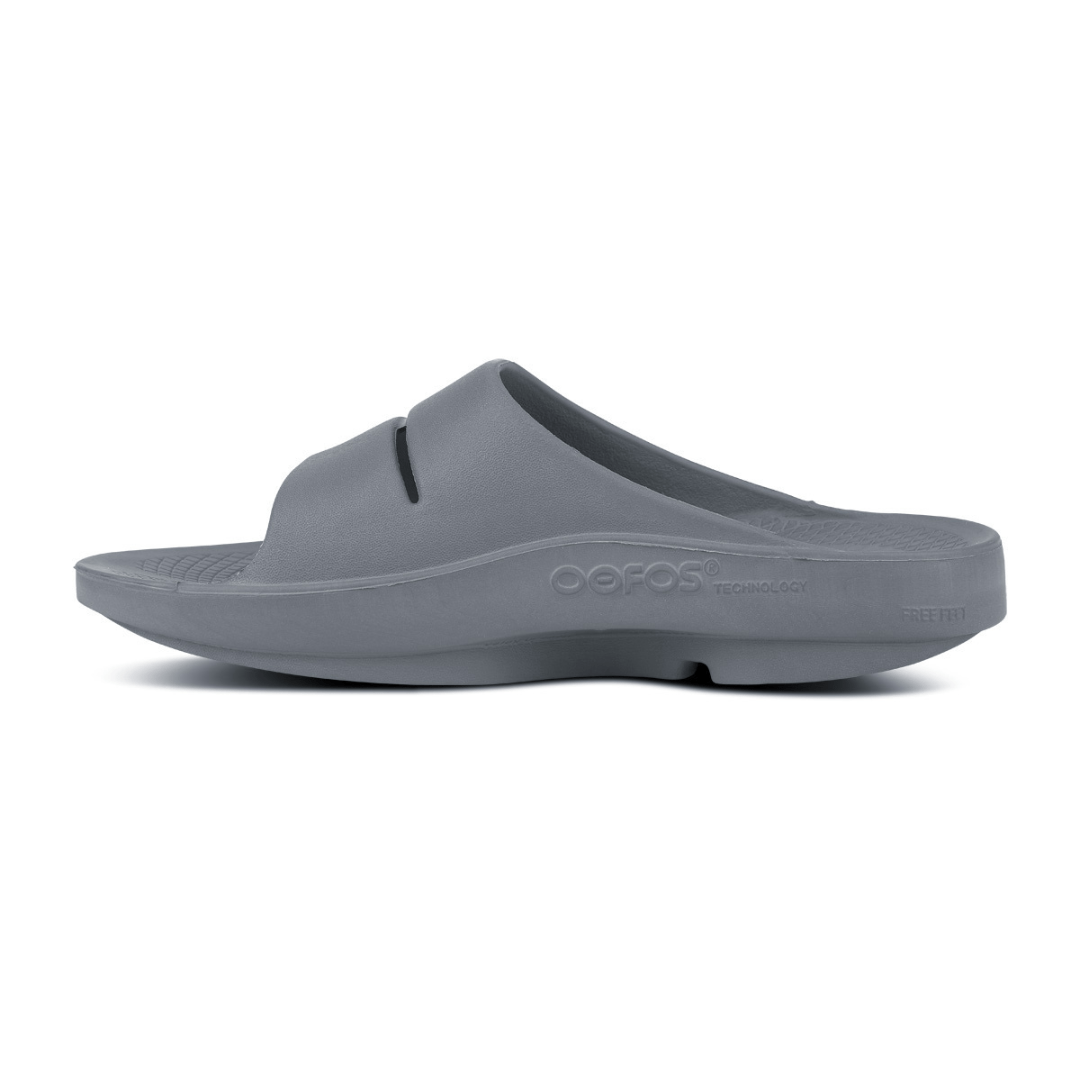 Oofos SLIDE Unisex Recovery Sandals - Durban Runner UK M10/W11 EUR44 / SLATE